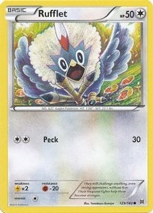Rufflet 129/162 - XY  BREAKthrough
