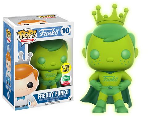 Freddy Funko (Superhero, Green Gamma Glow) 10 - Funko Shop Exclusive/5000 Made