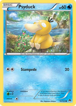 Psyduck 016/122 - XY  BREAKpoint
