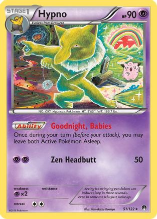 Hypno 051/122 - XY  BREAKpoint Reverse Holofoil