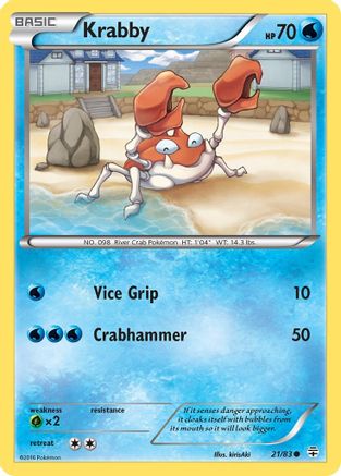 Krabby 021/83 - Generations Reverse Holofoil