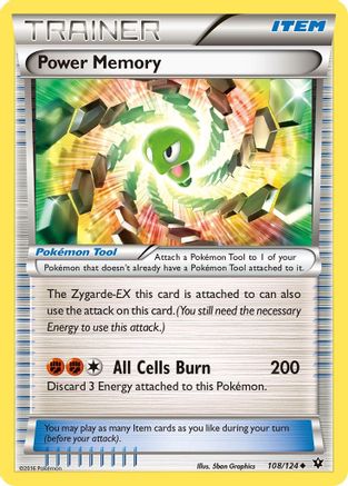 Power Memory 108/124 - XY  Fates Collide