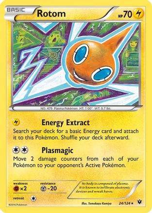 Rotom 024/124 - XY  Fates Collide
