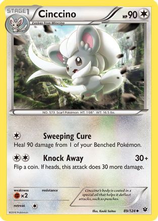 Cinccino 089/124 - XY  Fates Collide