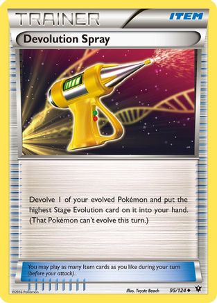 Devolution Spray 095/124 - XY  Fates Collide Reverse Holofoil