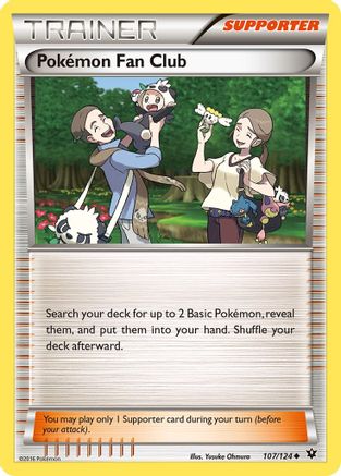 Pokemon Fan Club 107/124 - XY  Fates Collide