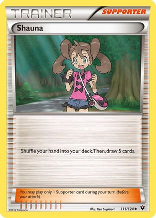 Shauna 111/124 - XY  Fates Collide Reverse Holofoil