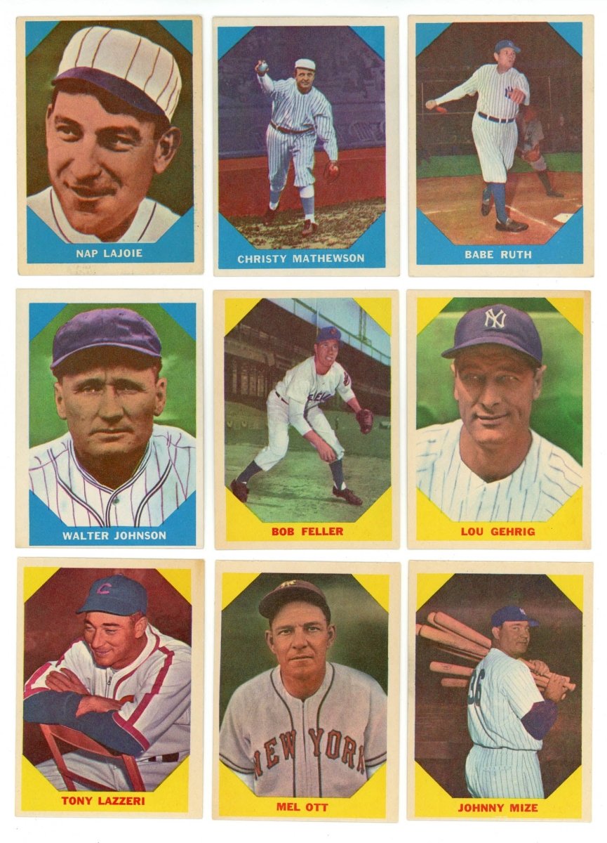 1960 FLEER BASEBALL GREATS COMPLETE SET BREAK - 3 CARDS PER BOX! 2-3 HOF IN EVERY BOX!