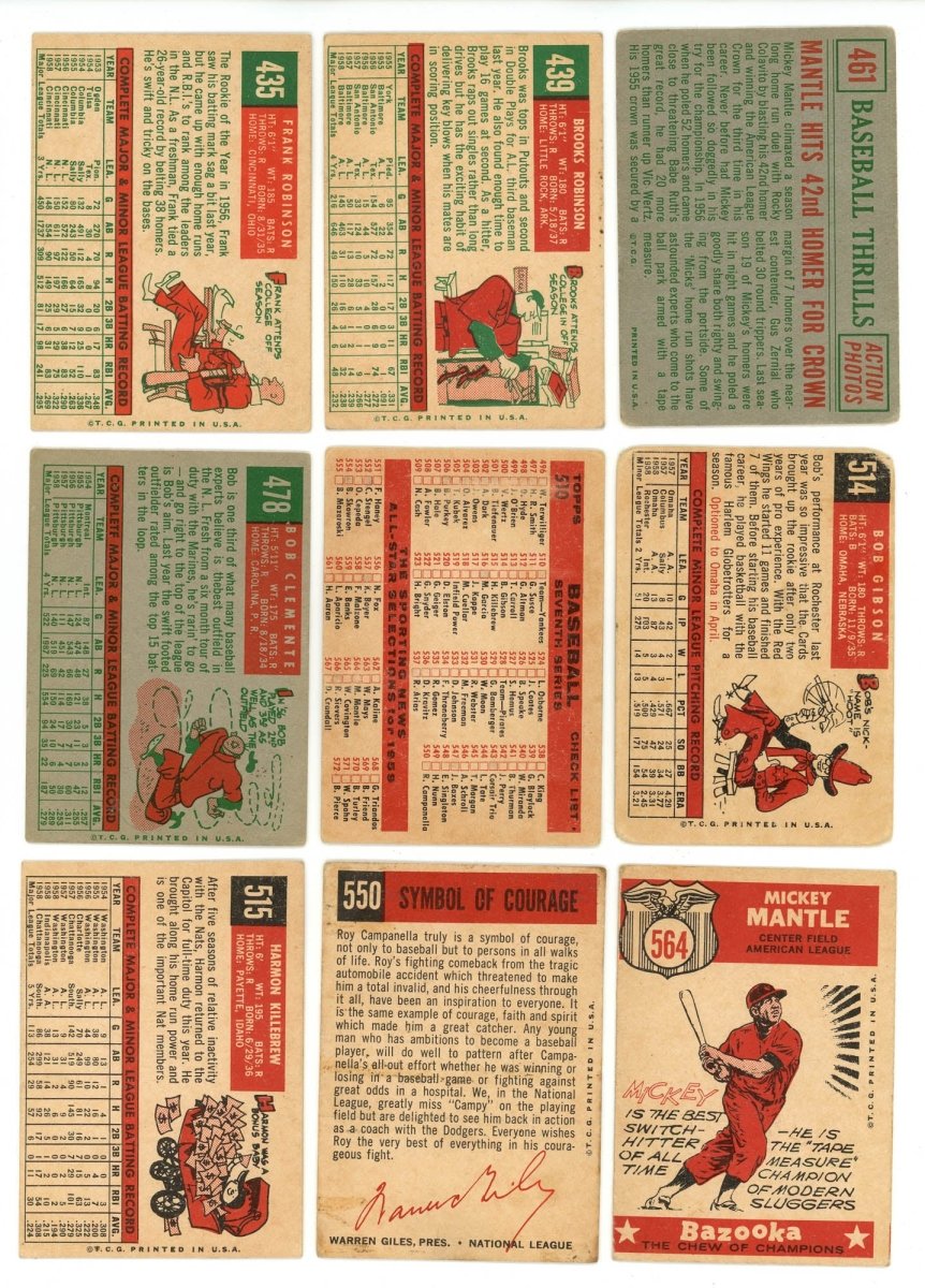 1959 TOPPS BASEBALL COMPLETE SET BREAK - 7 CARDS PER BOX! INCLUDES A HOFer AND/OR HIGH #!