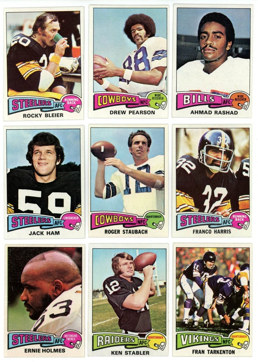 1975 TOPPS FOOTBALL COMPLETE SET BREAK – 12 CARDS PER BOX! Includes 2 HOFers!