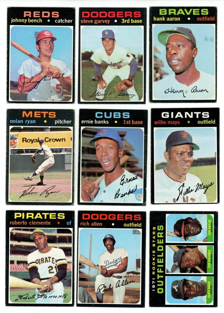 1971 TOPPS BASEBALL COMPLETE SET BREAK - 23 CARDS PER BOX! WITH 2 HOFers AND 3 HIGH NUMBER CARDS!