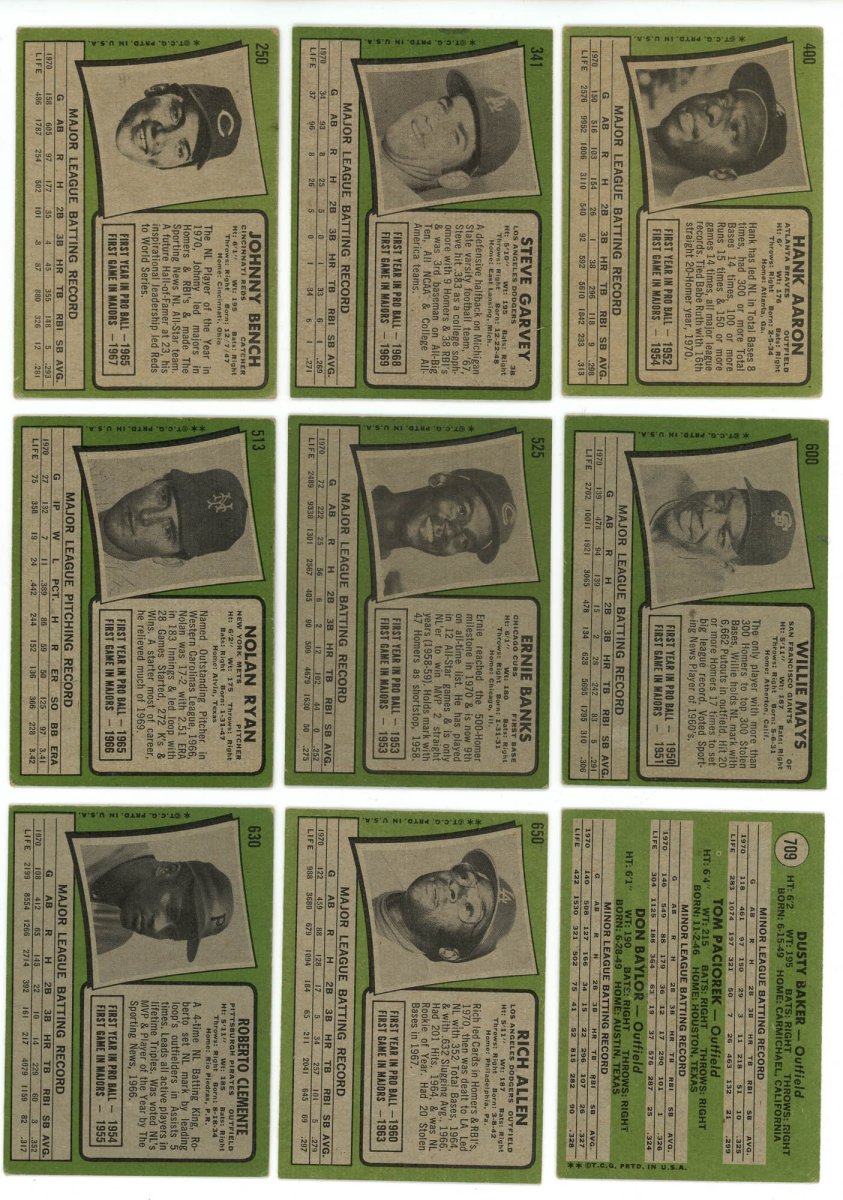 1971 TOPPS BASEBALL COMPLETE SET BREAK - 23 CARDS PER BOX! WITH 2 HOFers AND 3 HIGH NUMBER CARDS!