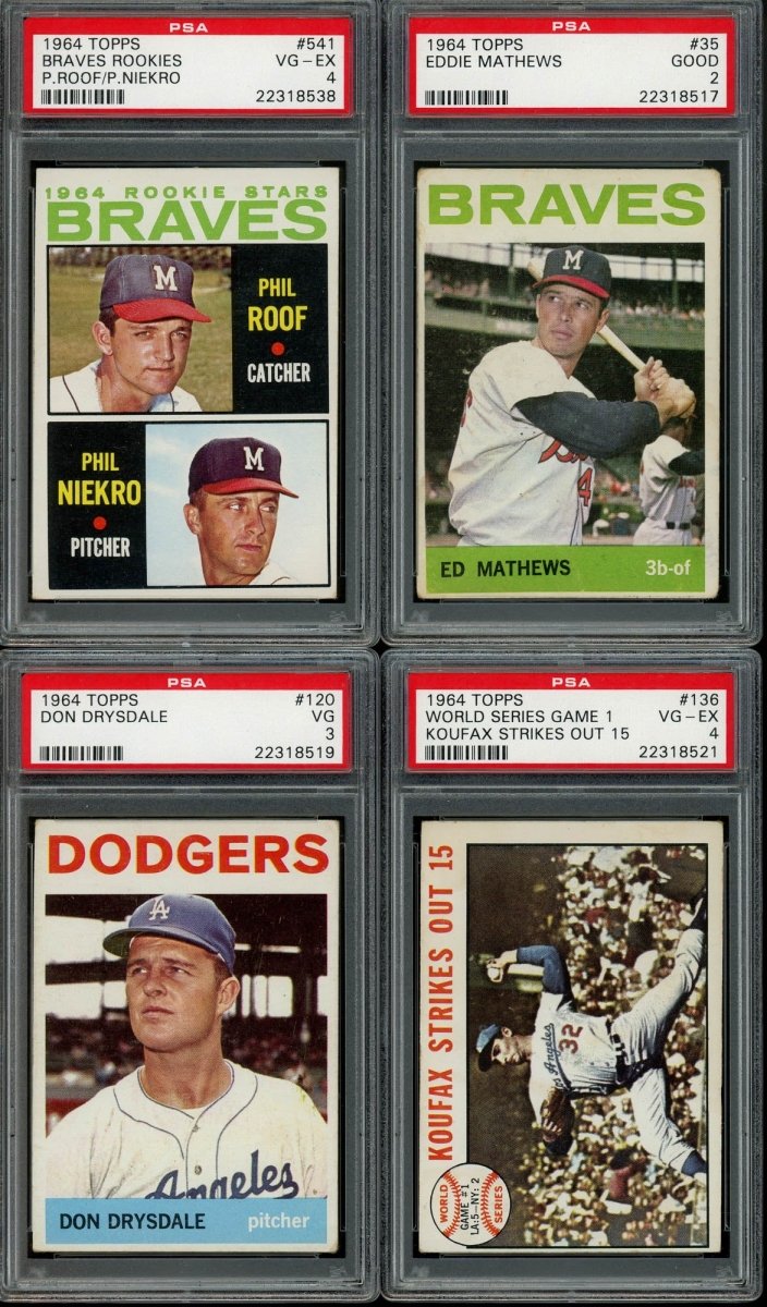 1964 TOPPS BASEBALL COMPLETE SET BREAK - 10 CARDS PER BOX! INCLUDES 1 OR MORE HOFER AND HIGH NUMBER CARD!