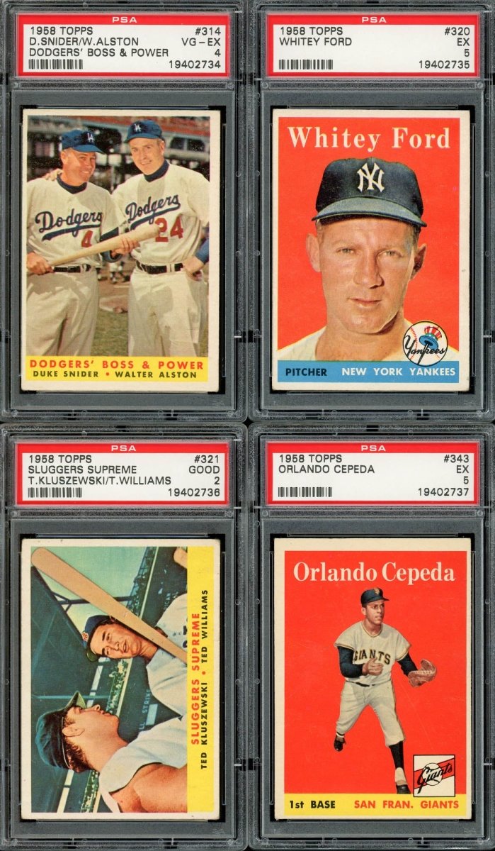 1958 TOPPS BASEBALL COMPLETE SET BREAK - 5 CARDS PER BOX!