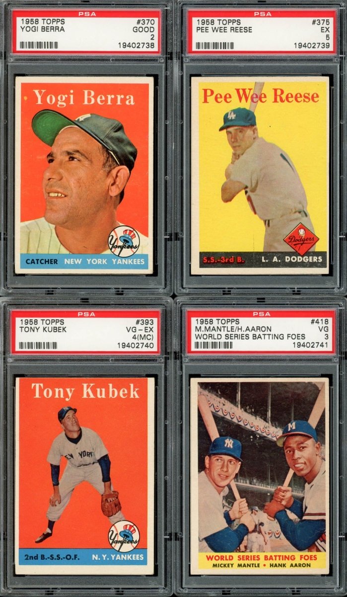 1958 TOPPS BASEBALL COMPLETE SET BREAK - 5 CARDS PER BOX!
