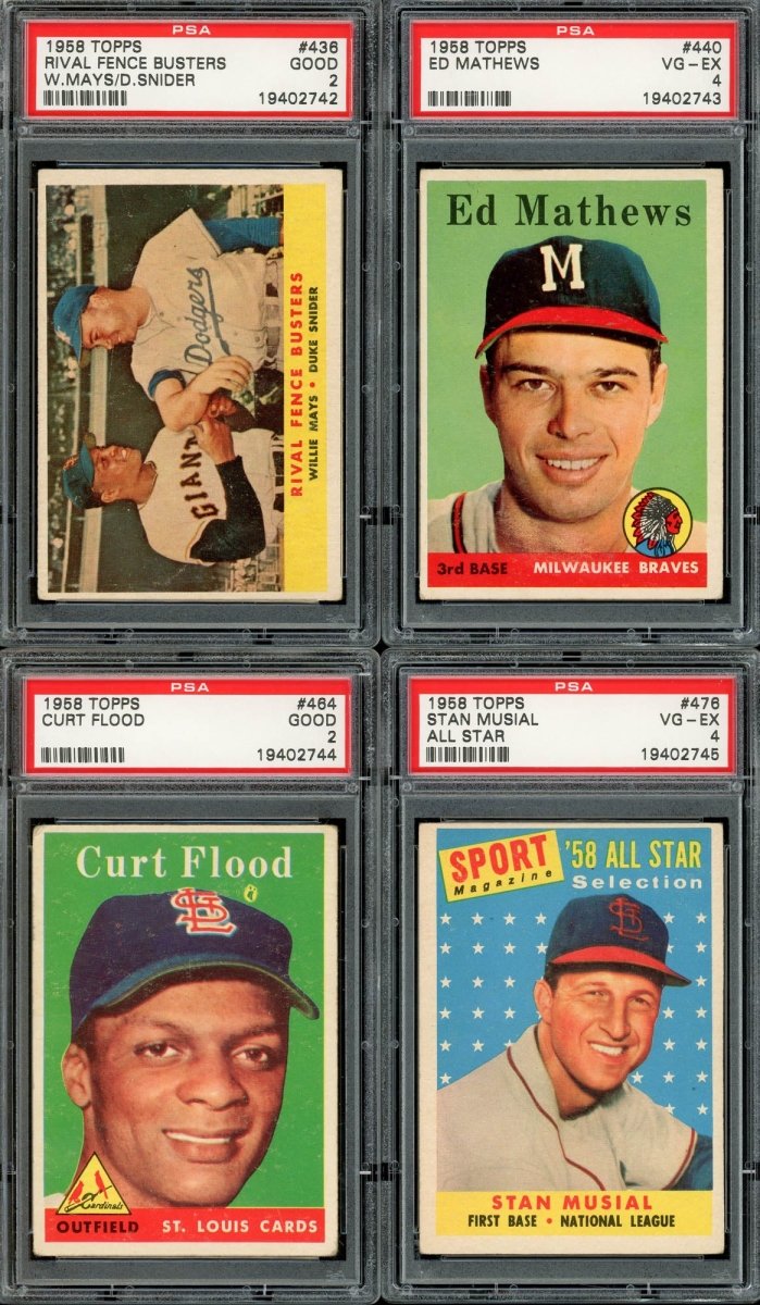 1958 TOPPS BASEBALL COMPLETE SET BREAK - 5 CARDS PER BOX!