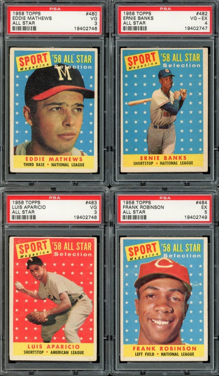 1958 TOPPS BASEBALL COMPLETE SET BREAK - 5 CARDS PER BOX!