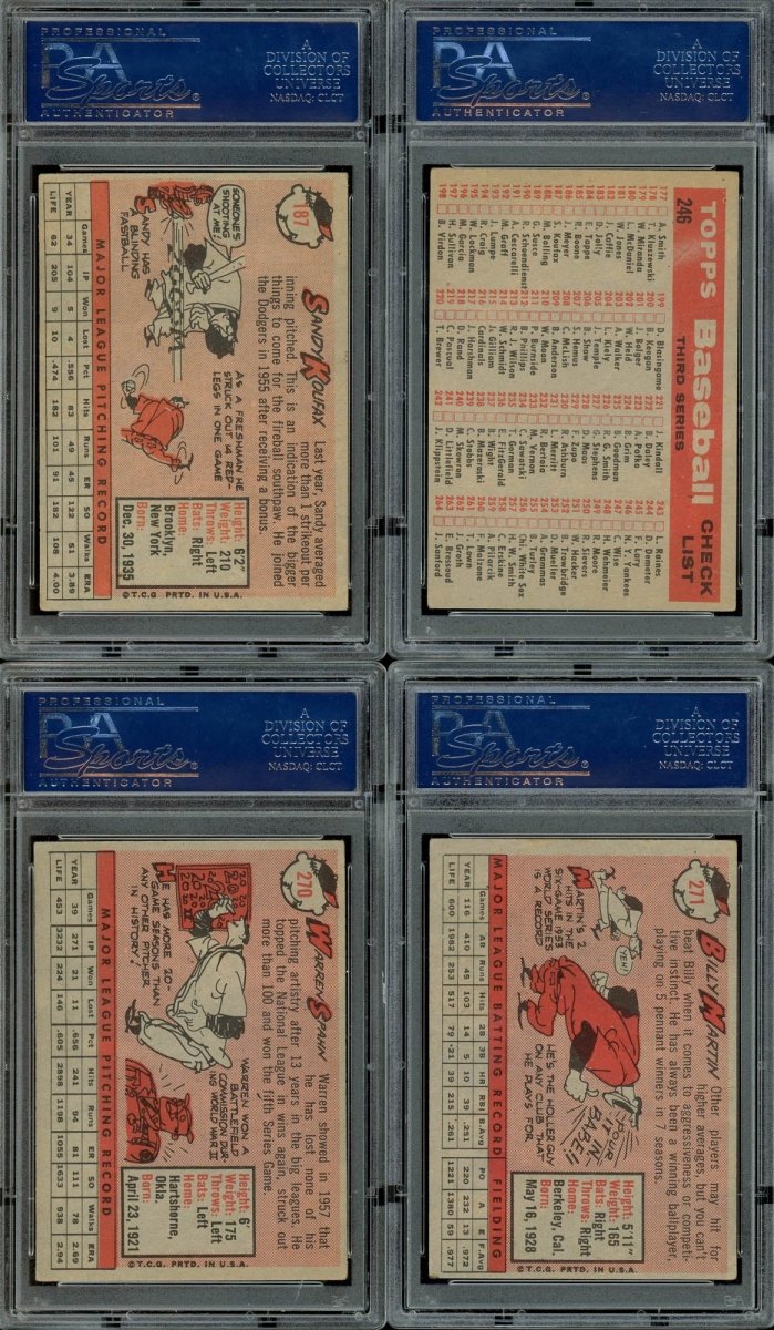 1958 TOPPS BASEBALL COMPLETE SET BREAK - 5 CARDS PER BOX!