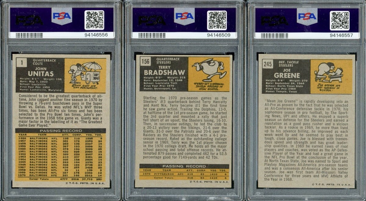 1971 TOPPS FOOTBALL COMPLETE SET BREAK - 10 CARDS PER BOX! 2 HOFERS per box!