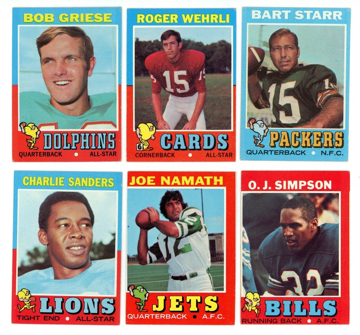 1971 TOPPS FOOTBALL COMPLETE SET BREAK - 10 CARDS PER BOX! 2 HOFERS per box!