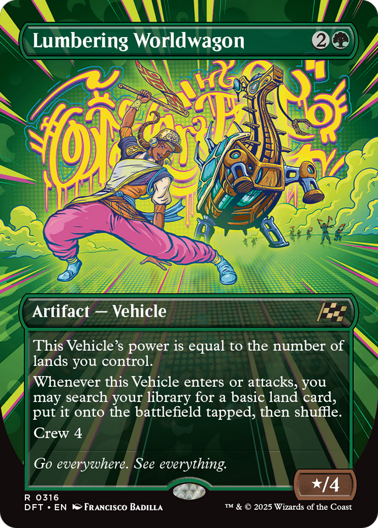 Lumbering Worldwagon (DFT-316) - Aetherdrift (Borderless)