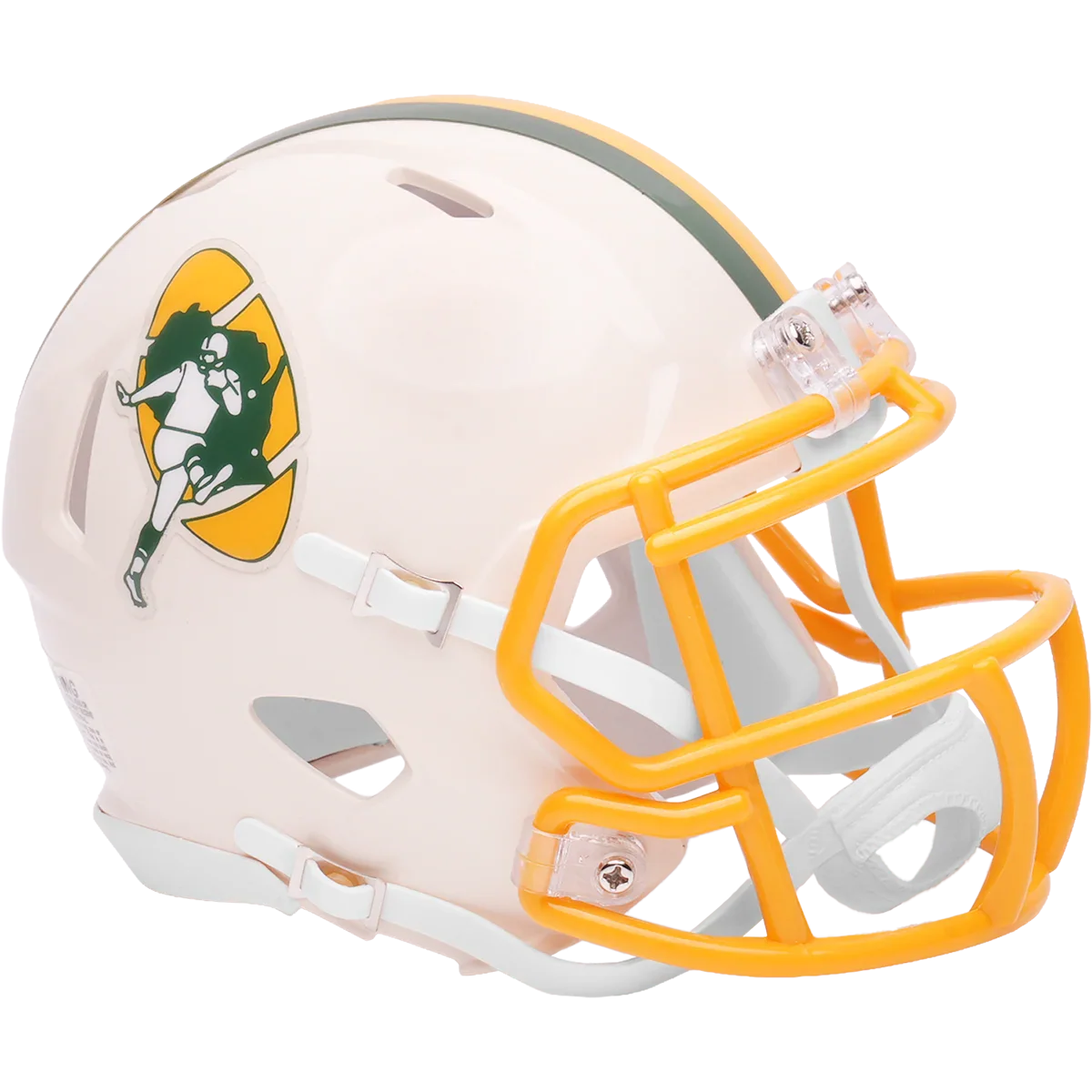 Green Bay Packers Speed Mini Football Helmet RETRO - NFL