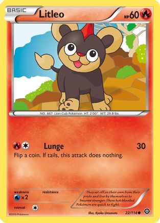 Litleo 022/114 - XY  Steam Siege