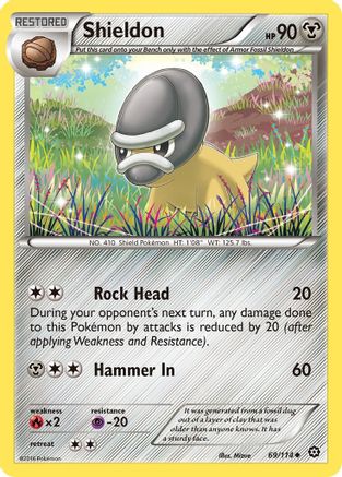 Shieldon 069/114 - XY  Steam Siege