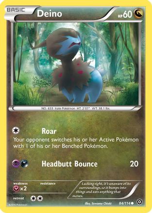 Deino 084/114 - XY  Steam Siege