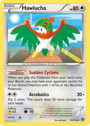 Hawlucha 097/114 - XY  Steam Siege