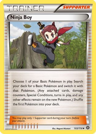 Ninja Boy 103/114 - XY  Steam Siege