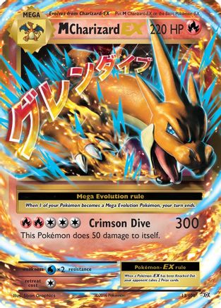 M Charizard EX 013/108 - XY  Evolutions Holofoil