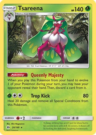 Tsareena 020/149 - SM Base Set Holofoil