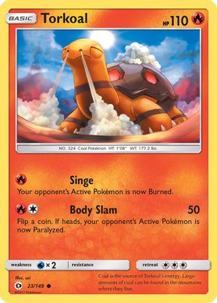 Torkoal 023/149 - SM Base Set