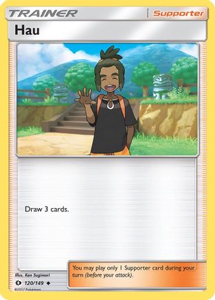 Hau 120/149 - SM Base Set Reverse Holofoil