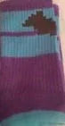 Socks - 8-Bit Batman Socks (Purple & Blue, GameStop Exclusive)