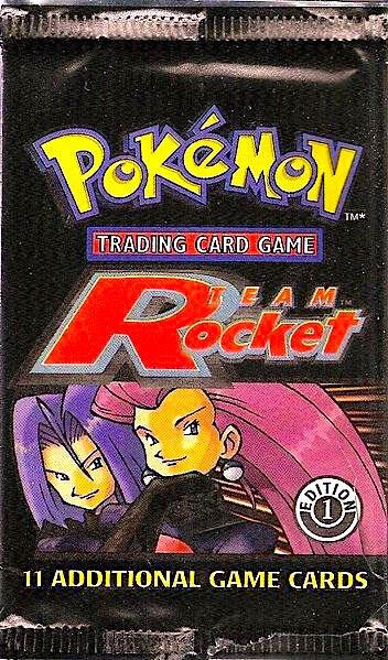 HEAVY (21.11g) Team Rocket Booster Pack [1st Edition] - Team Rocket (TR)