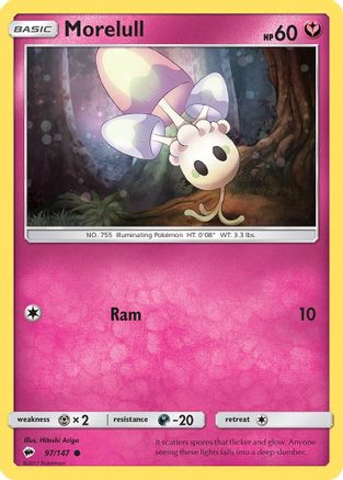 Morelull 097/147 - SM  Burning Shadows Reverse Holofoil