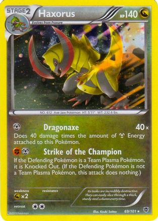 Haxorus (Cosmos Holo) 069/101 - Blister Exclusives Holofoil