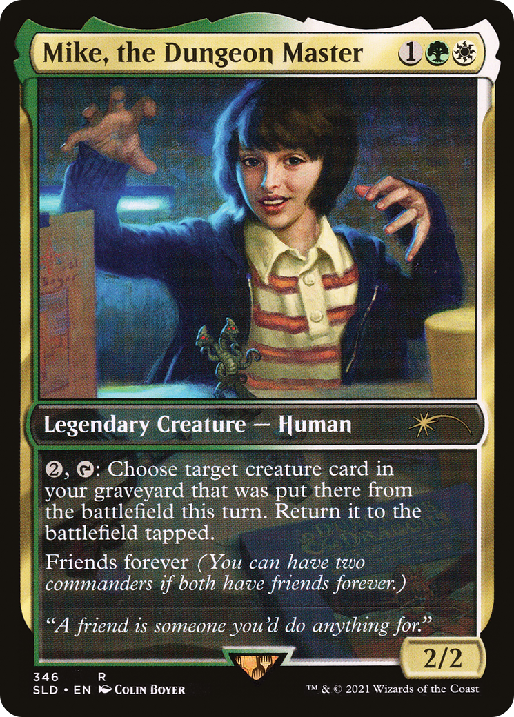 Othelm, Sigardian Outcast (SLD-346) - Secret Lair Drop / Mike, the Dungeon Master Foil