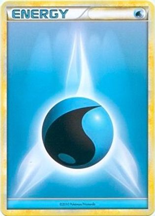 Water Energy (2010 Unnumbered HGSS Style Non-Holo)  - League & Championship Cards