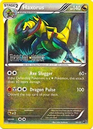 Haxorus (Dragon Vault) 016/20 - Blister Exclusives Holofoil