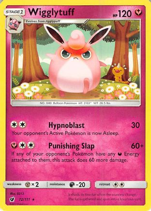 Wigglytuff 072/111 - SM  Crimson Invasion