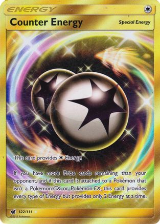 Counter Energy (Secret) 122/111 - SM  Crimson Invasion Holofoil
