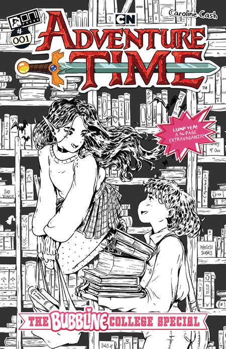 Adventure Time (2025) The Bubbline College Special # 1 (One Shot) D 1:10 Chloe Stawski B&W V (10/01/2025) Oni