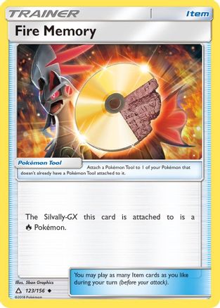 Fire Memory 123/156 - SM  Ultra Prism Reverse Holofoil