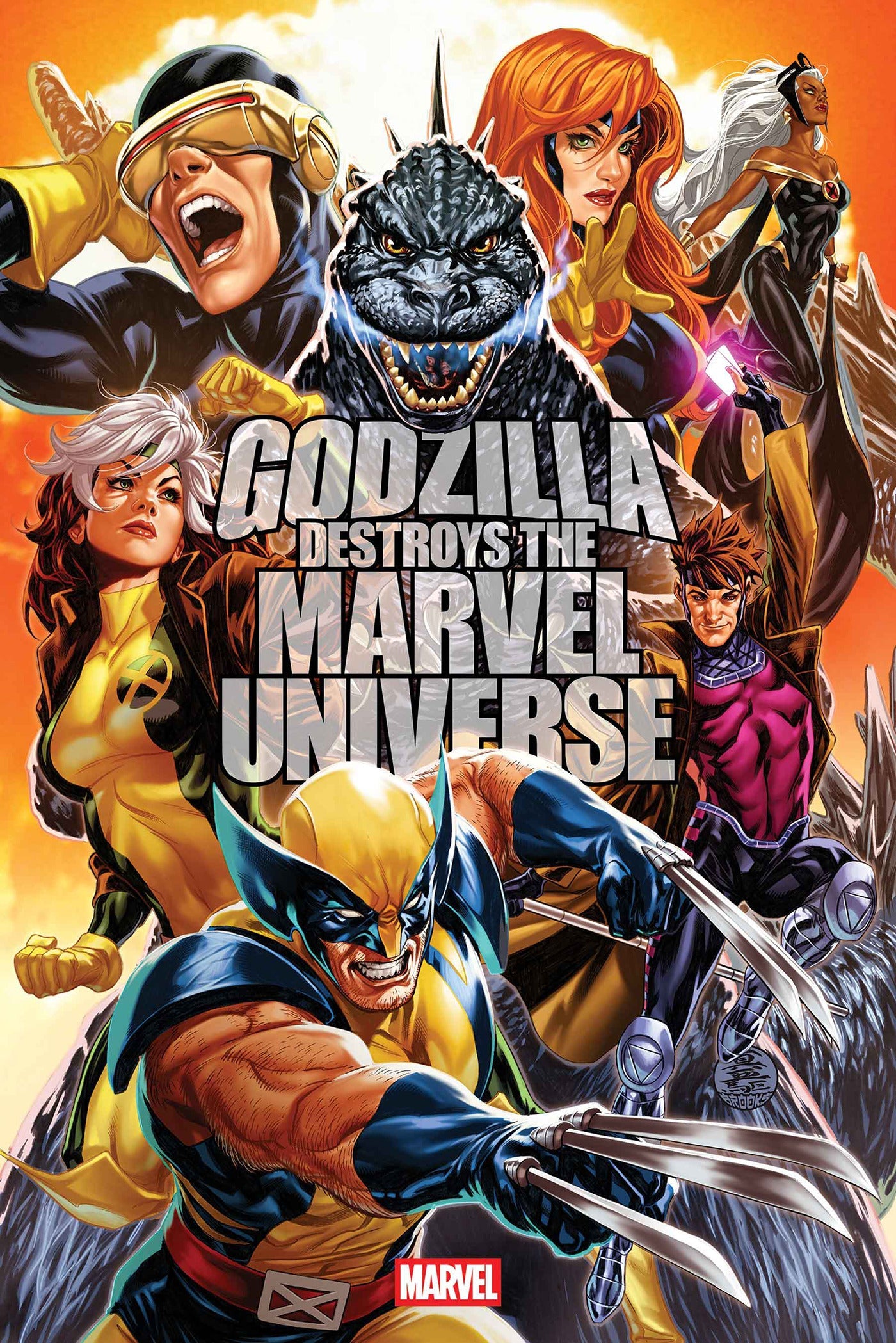 Godzilla Destroys The Marvel Universe #3 A Mark Brooks Gerry Duggan (09/24/2025) Marvel