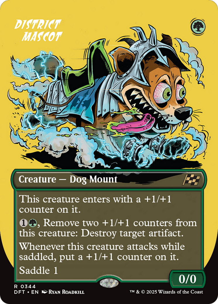 District Mascot (DFT-344) - Aetherdrift (Borderless)