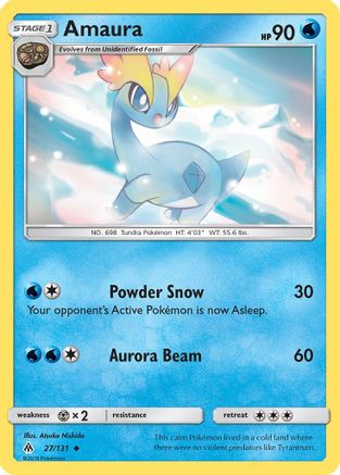 Amaura 027/131 - SM  Forbidden Light