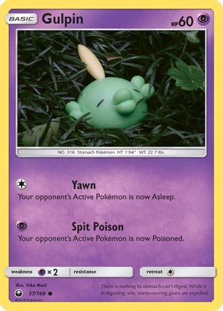 Gulpin 057/168 - SM  Celestial Storm